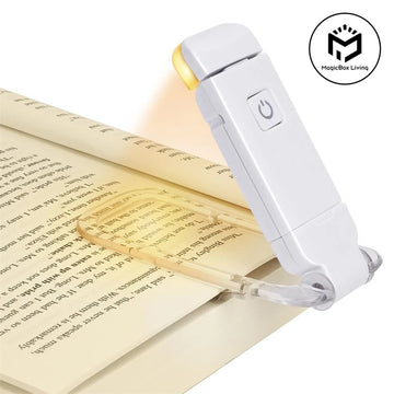 LED USB Rechargeable Book Light - Portable Night Lamp for Reading